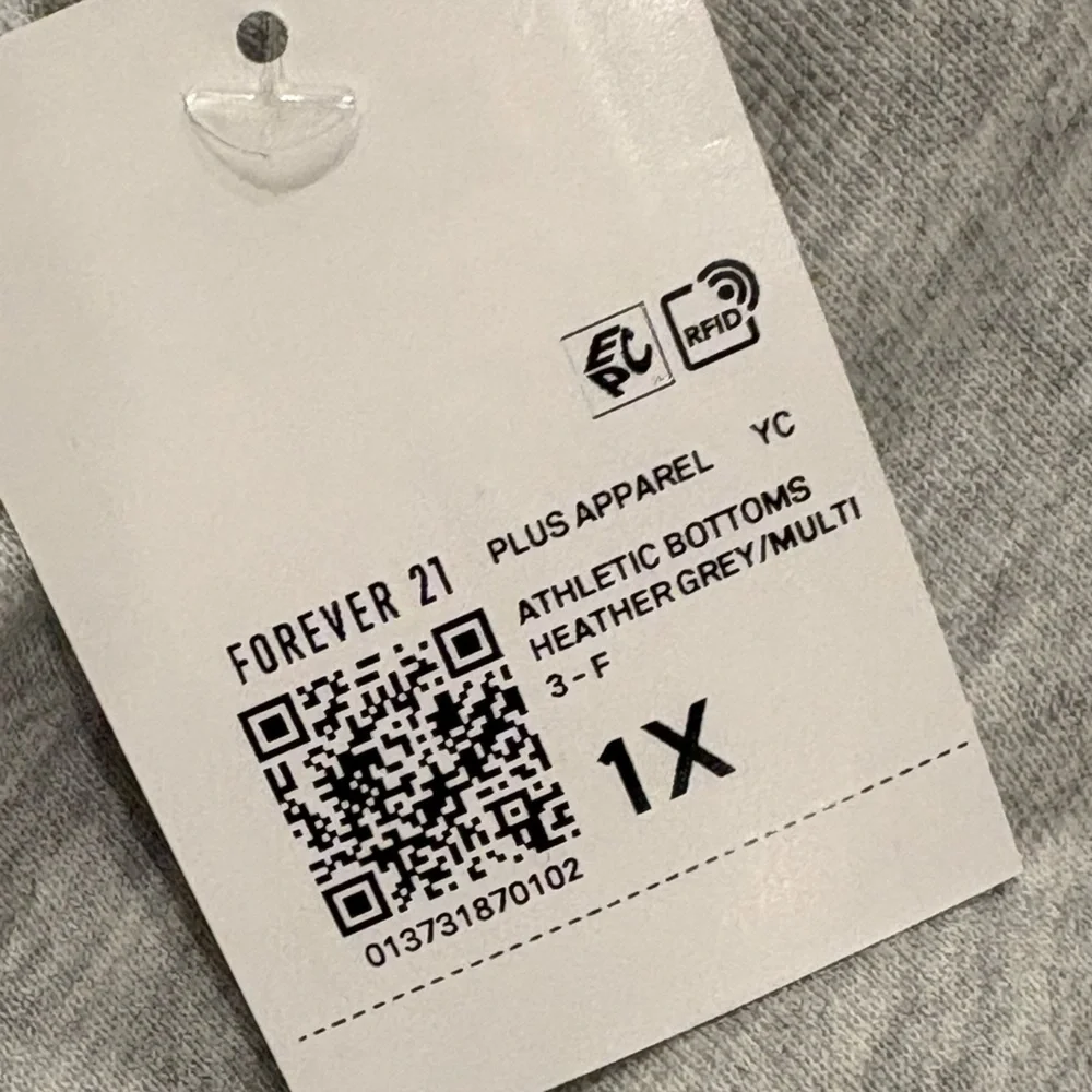 NWT FOREVER21 Women’s Flare Sweatpants Lounge Pants New York City Gray Size 1X
